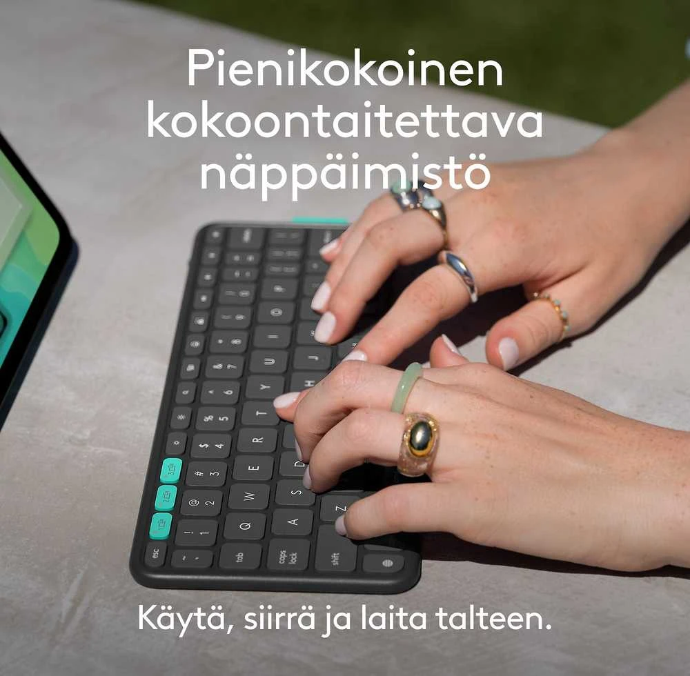 Logitech ATVERČIAMAS DĖKLAS – GRAPHITE-PAN-BT – IPAD PRO11 IR AIR11/5TH