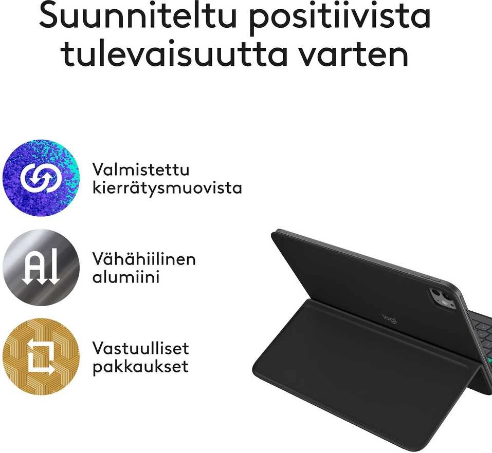Logitech ATVERČIAMAS DĖKLAS – GRAPHITE-PAN-BT – IPAD PRO11 IR AIR11/5TH