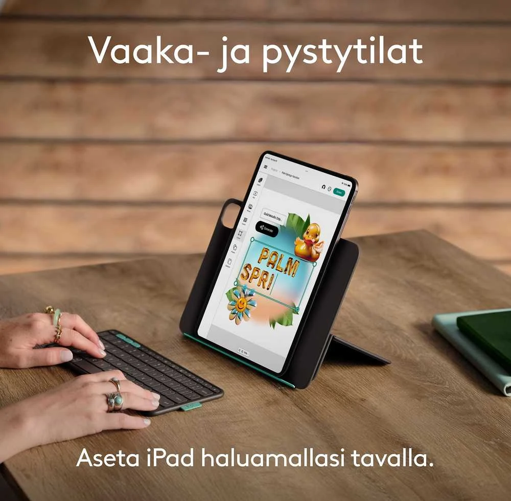 Logitech ATVERČIAMAS DĖKLAS – GRAPHITE-PAN-BT – IPAD PRO11 IR AIR11/5TH