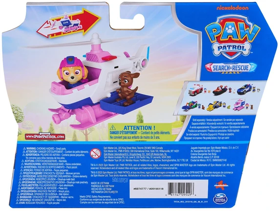 Nezatříděno Spin Master PAW PATROL transporto priemonė Search & Rescue Skye, 6074777