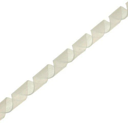 Inline Spiral Wrap kabelio spiralinis apvyniojimas, 10 m ilgio, 10 mm skersmens, skaidrus baltas
