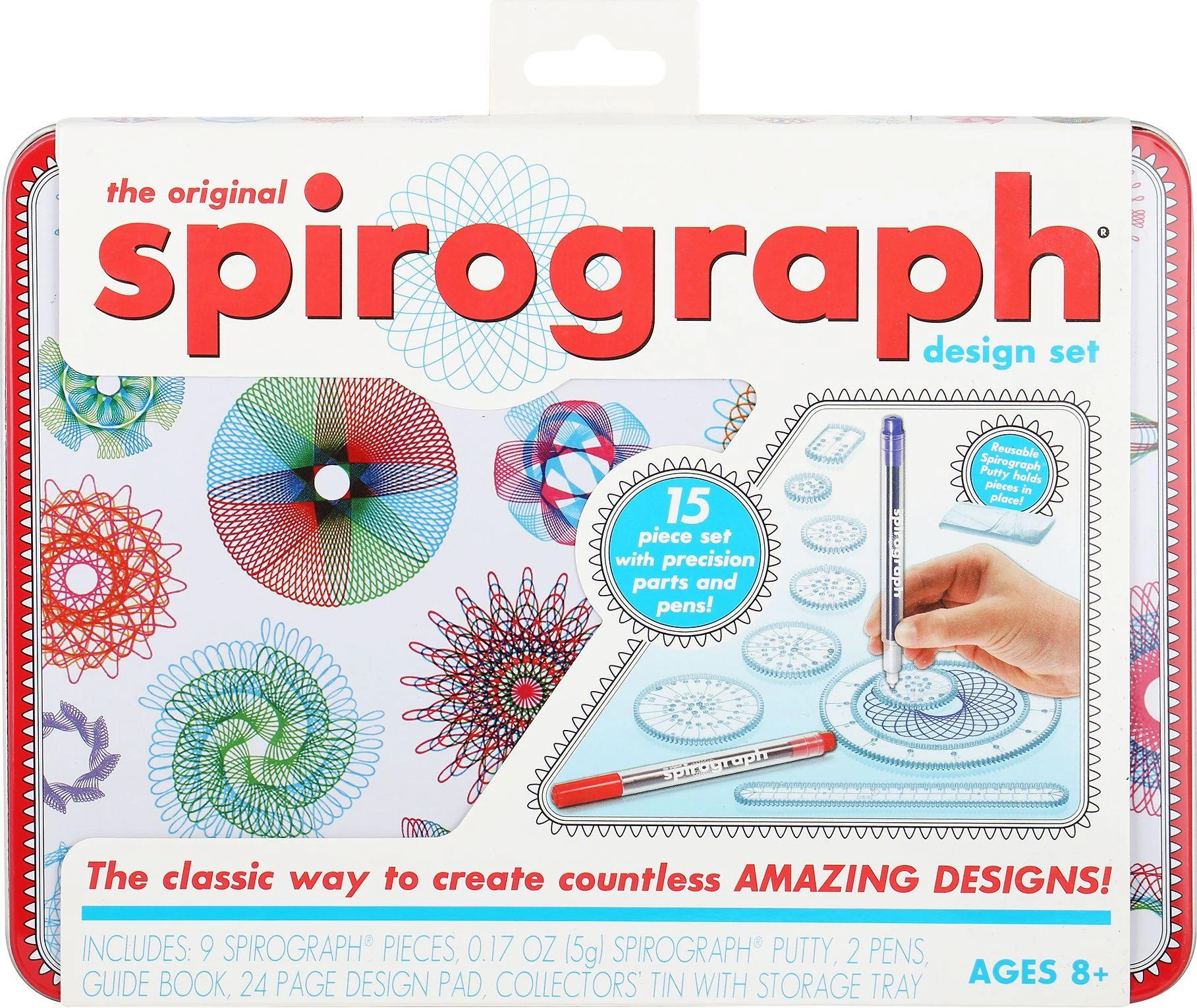 Spirograph Spirografas - skardinių dėžučių rinkinys (33002151)