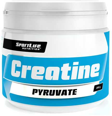 SportLife Creatine Pyruvat Kreatino milteliai, 200 g