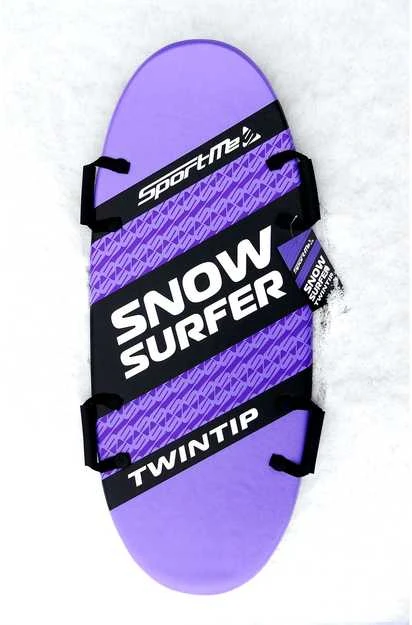 Sportme Snow Surfer Twintip 115 - kahden istuttava liukuri, violetti
