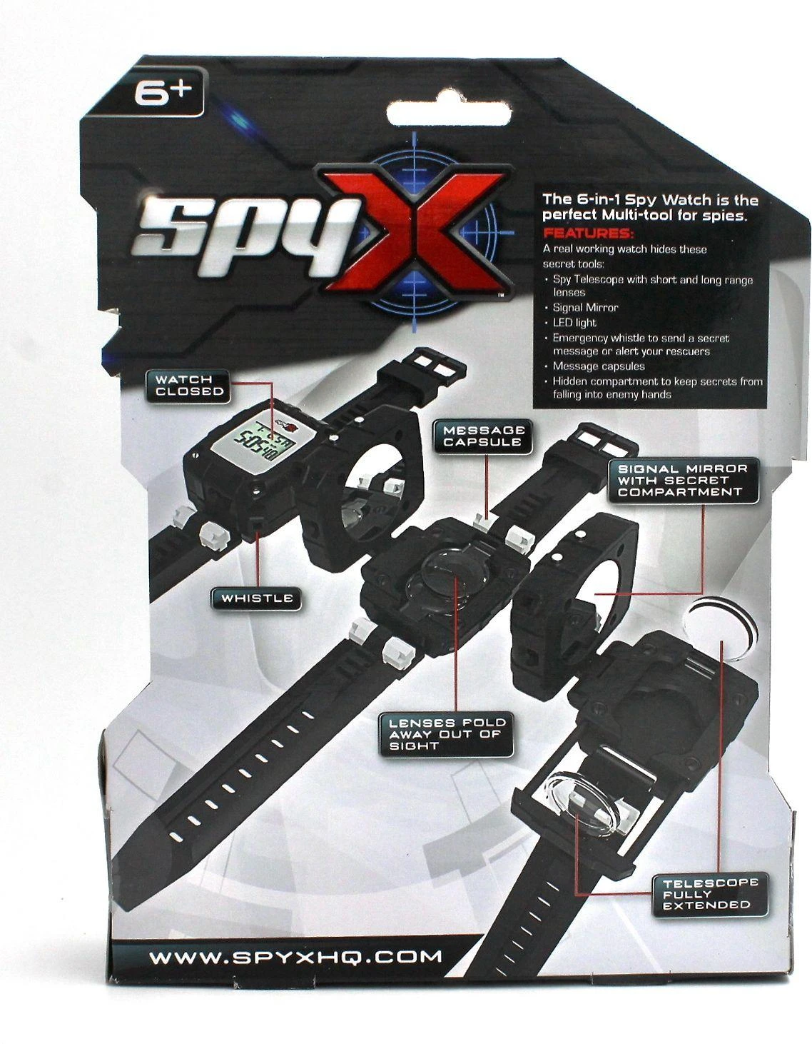 „SpyX“ – 6 viename šnipinėjimo laikrodis (20210)