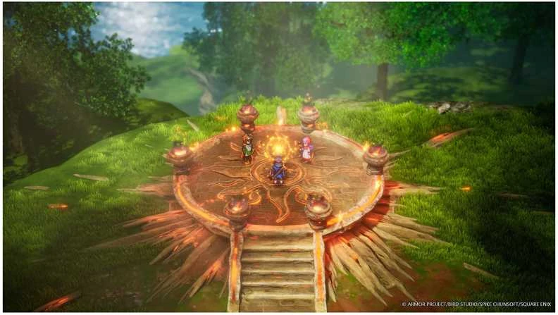 „Square Enix Dragon Quest I“ ir „II“ HD-2D perdarymas