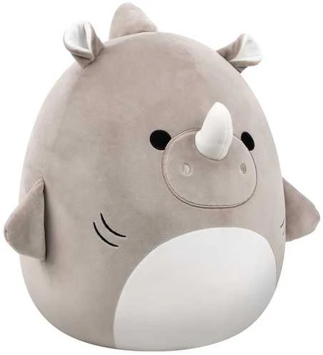 SQUISHMALLOWS Pliušinis žaislas - Rhino Shark: Bruno, 40 cm aprašymas - Prekės nuotrauka