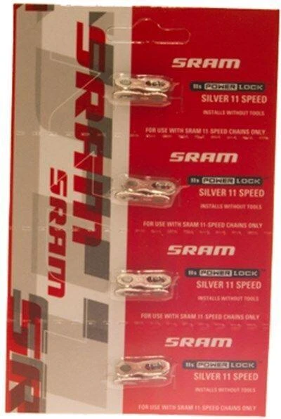 SRAM PowerLock grandinės užraktas, 11 greičių, 4 vnt