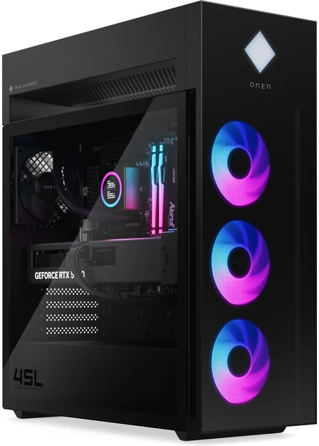 Stacionarus kompiuteris HP OMEN 45L GT22-3040no žaidimų kompiuteris, Windows 11 Home (D7QN1EA)