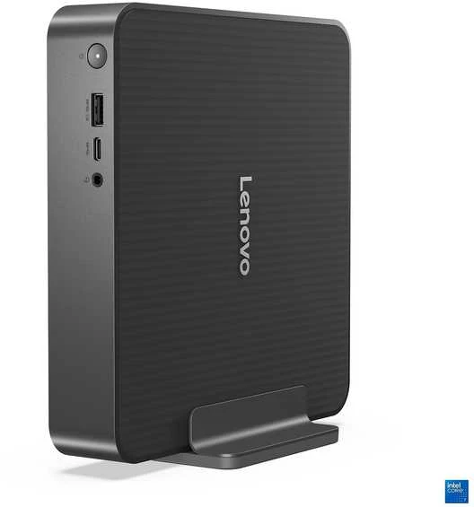 „Lenovo IdeaCentre Mini 01IRH10R 91B2000GMW“ stacionarus kompiuteris, „Windows 11 Home“, pilkas