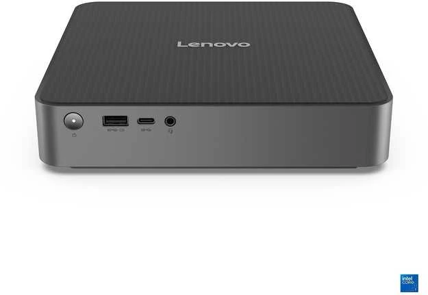 „Lenovo IdeaCentre Mini 01IRH10R 91B2000GMW“ stacionarus kompiuteris, „Windows 11 Home“, pilkas