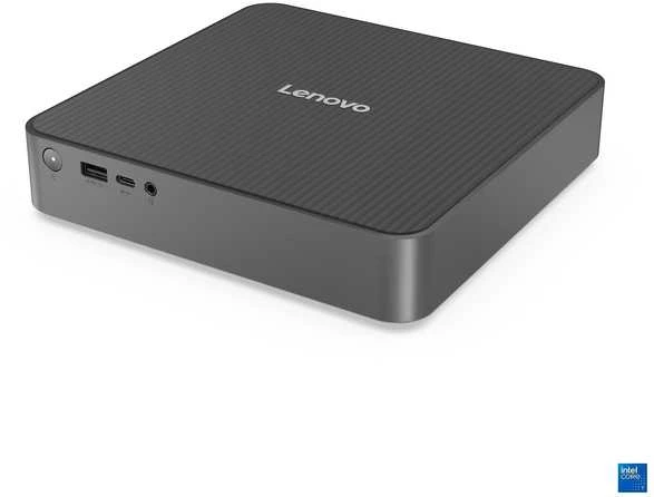 „Lenovo IdeaCentre Mini 01IRH10R 91B2000GMW“ stacionarus kompiuteris, „Windows 11 Home“, pilkas