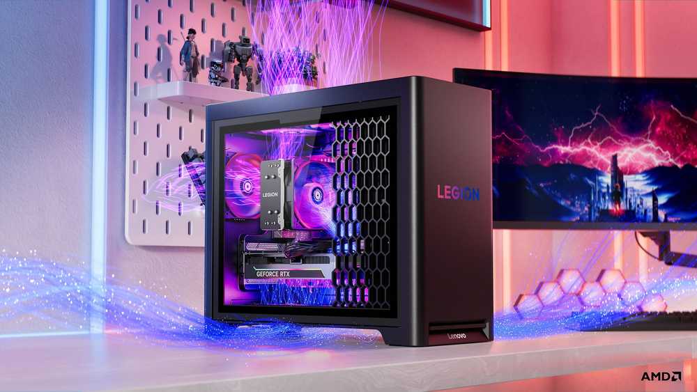 Stacionarus kompiuteris LENOVO Legion T5 30AGB 10" AMD Ryzen 7 7700X 32GB 1TB SSD M.2 2280 PCIe NVIDIA GeForce RTX 5070 Ti 16GB W11H 2YR Nešiojamas kompiuteris