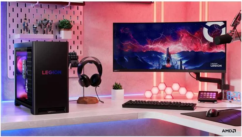 Stacionarus kompiuteris LENOVO Legion T5 30AGB10 AMD Ryzen 7 9800X3D 32GB 1TB SSD M.2 2280 PCIe GeForce RTX 5070 12GB W11H 2YR Nešiojamas kompiuteris