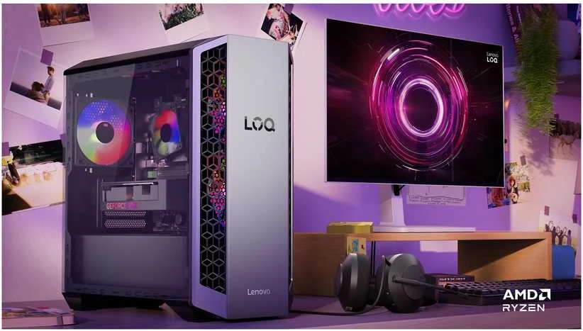 Stacionarus kompiuteris Lenovo LOQ | 26ADR10 | Desktop | Tower | AMD Ryzen 7 | 8745HX | 16 GB | SODIMM DDR5 | NVIDIA GeForce RTX 5050 | Optinio disko nėra | No keyboard | Windows 11 Home | Garantija 24 mėn.