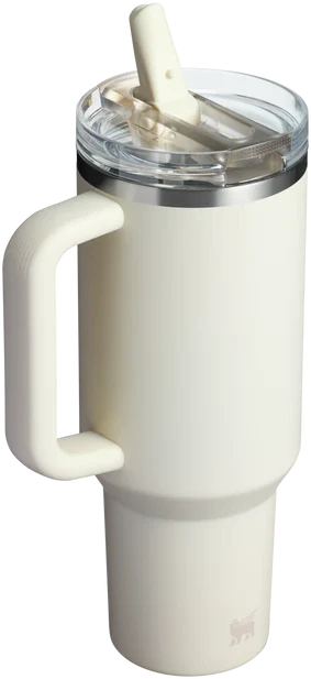 Gertuvė Stanley The Quencher H2.0 ProTour | 1,18 L | Kreminės spalvos | Su šiaudeliu
