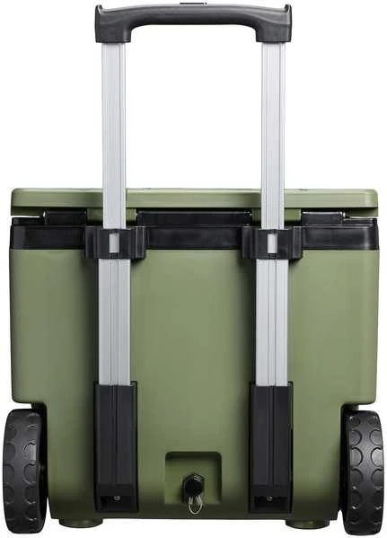 Stanley lengvai nešiojamas lauko ratukų aušintuvas, žalias, 47 l