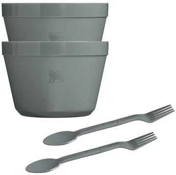 Stovyklavietės virimo rinkinys Stanley Wildfare Go Two Set 1.1L žalsvai pilka/tamsiai pilka