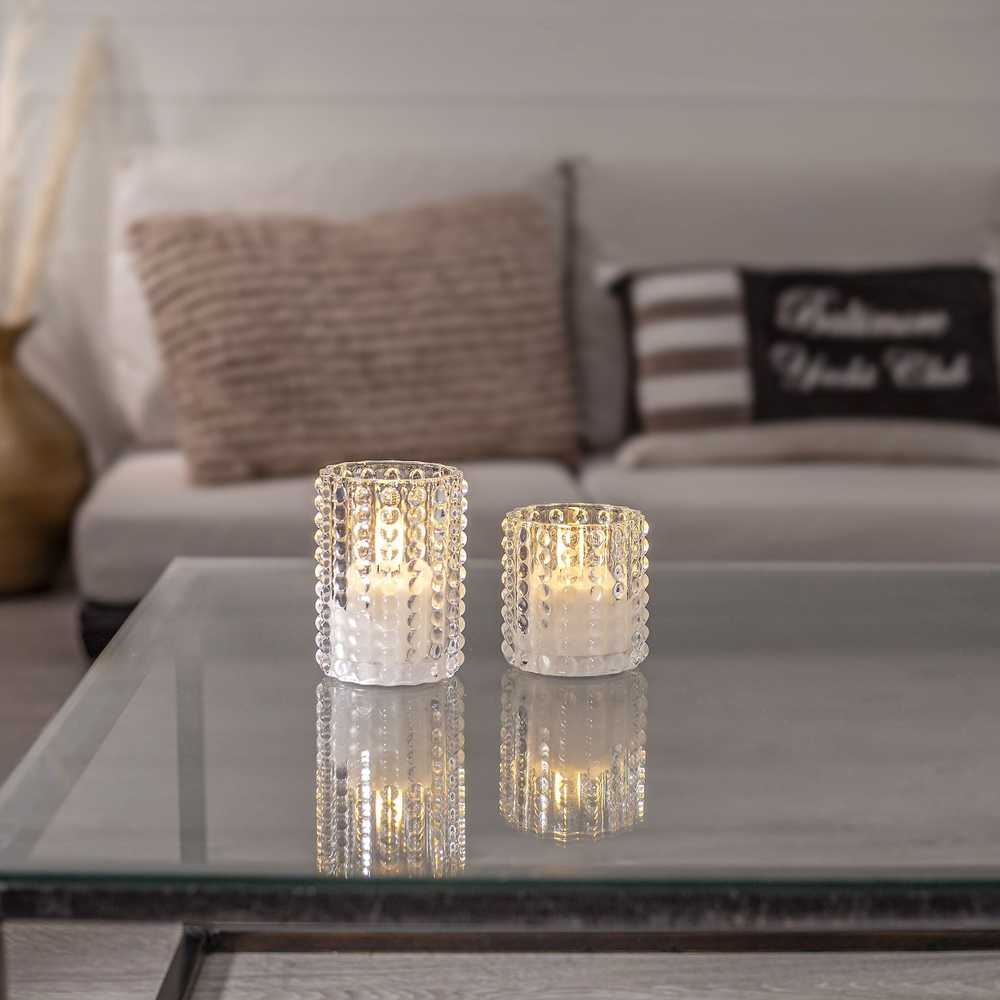 Star Trading Flamme Dotty LED-kynttilä kirkas