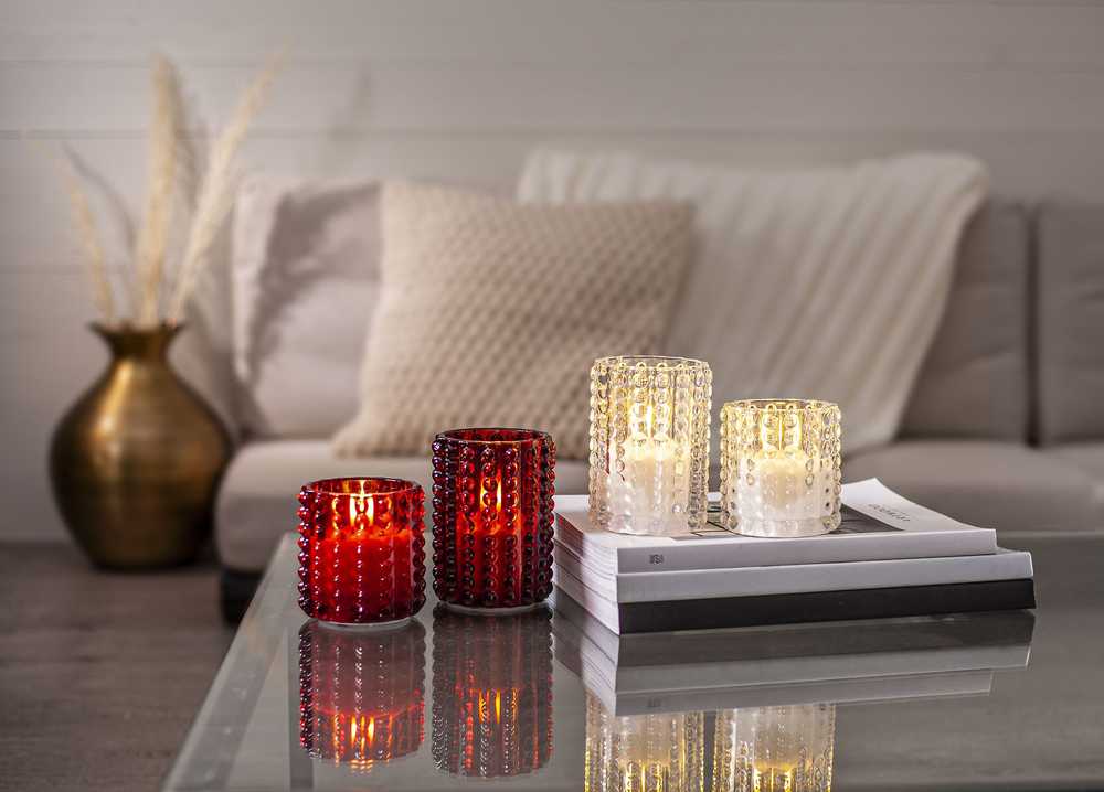 Star Trading Flamme Dotty LED-kynttilä kirkas