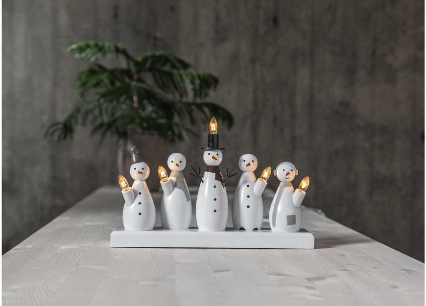 Star Trading Snowman kynttelikkö