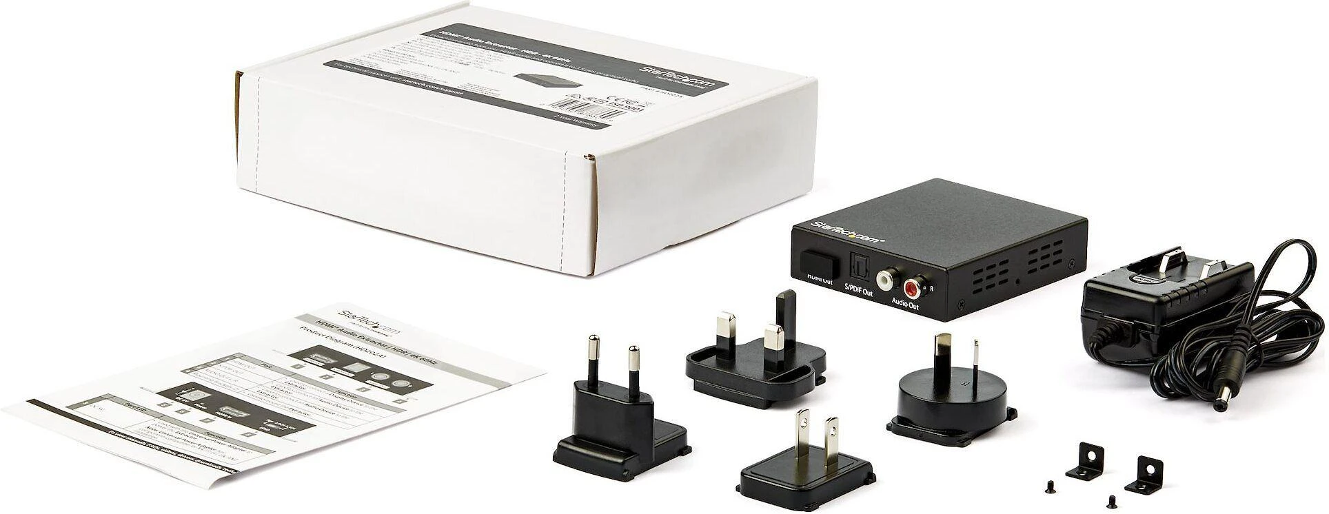 „Startech HDMI 2.0 Audio Extractor“ signalo keitiklis