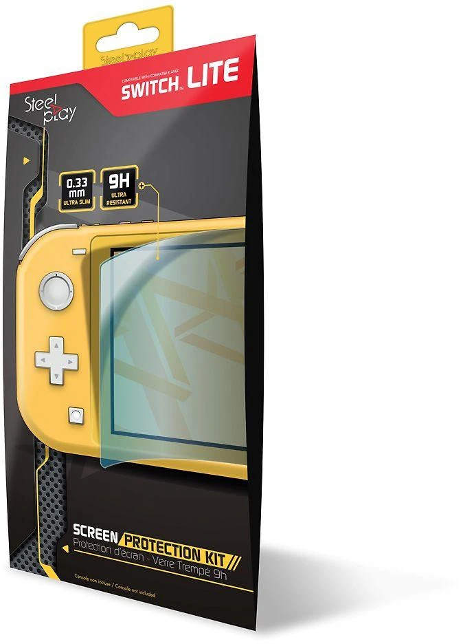 „Pixminds LEXIP X STEELPLAY“ ekrano apsaugos rinkinys, 9H grūdintas stiklas, „Switch Lite“