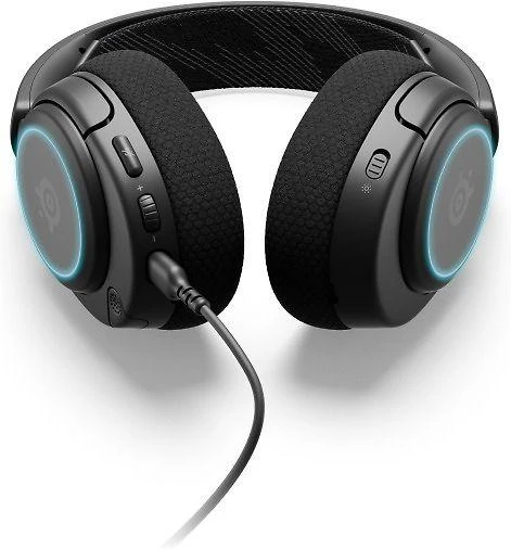 Ausinės žaidimams su mikrofonu SteelSeries Arctis Nova 3 Over-Ear, Juodos spalvos