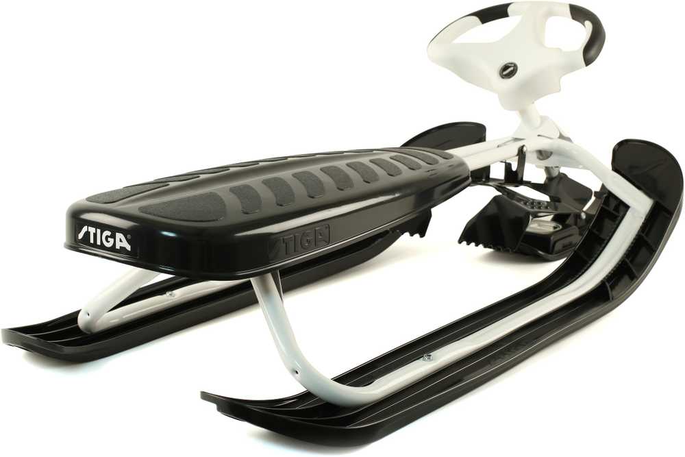 Stiga Snowracer Supreme GT -kelkka, valkoinen