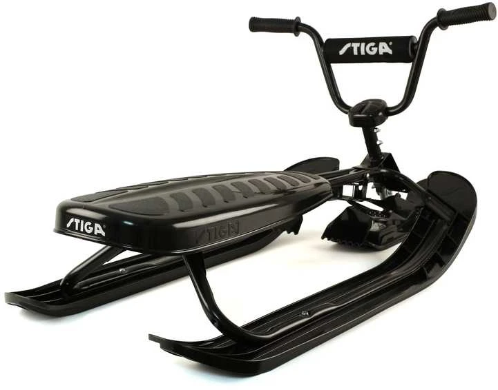 Stiga Snowracer SX Pro -rattikelkka, musta