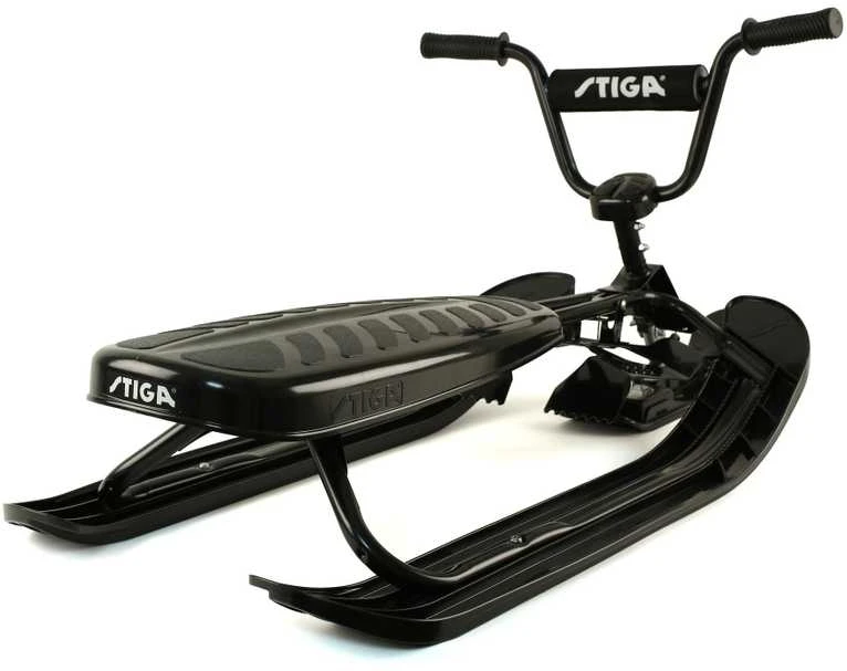Stiga Snowracer SX Pro -rattikelkka, musta