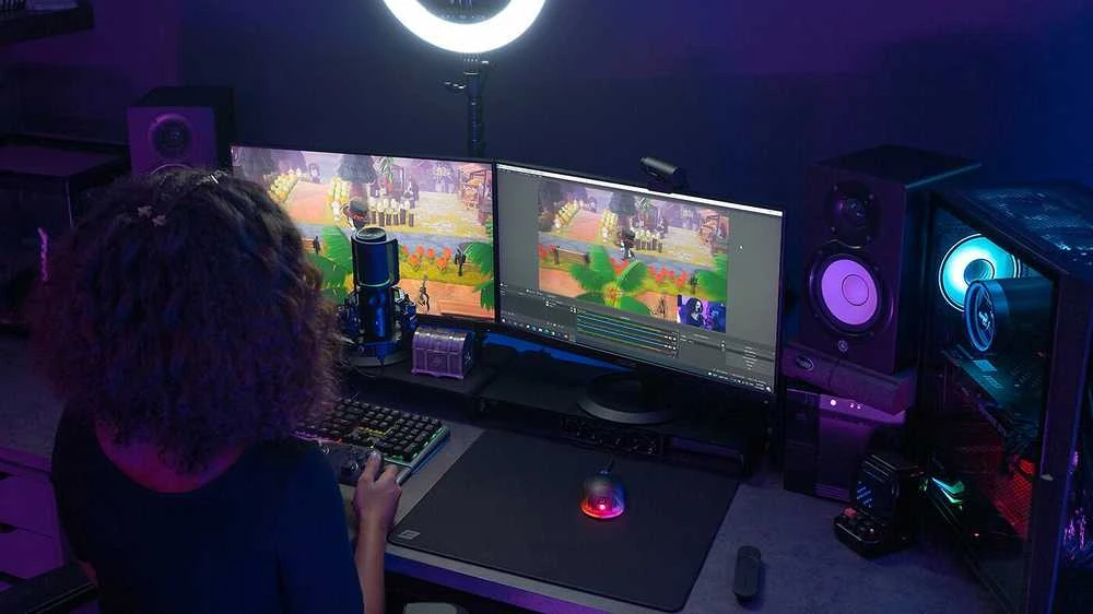 „Streamplify CAM“ srautinio perdavimo internetinė kamera, „Full HD“, 60 Hz – juodos spalvos