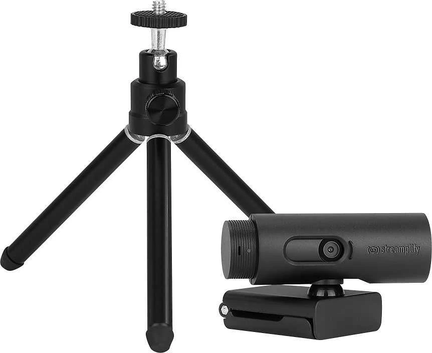 „Streamplify CAM“ srautinio perdavimo internetinė kamera, „Full HD“, 60 Hz – juodos spalvos