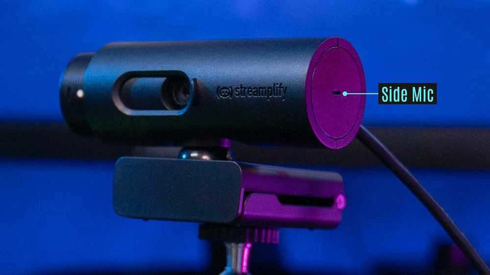 „Streamplify CAM“ srautinio perdavimo internetinė kamera, „Full HD“, 60 Hz – juodos spalvos