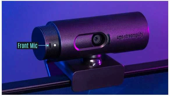 „Streamplify CAM“ srautinio perdavimo internetinė kamera, „Full HD“, 60 Hz – juodos spalvos