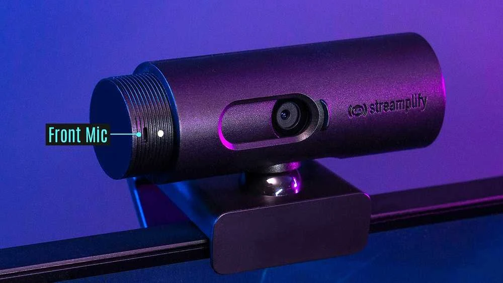 „Streamplify CAM“ srautinio perdavimo internetinė kamera, „Full HD“, 60 Hz – juodos spalvos