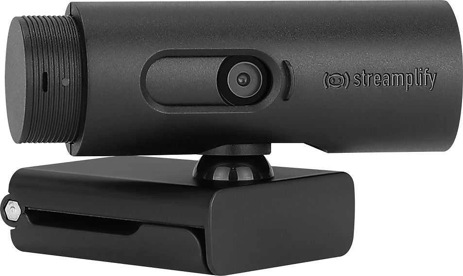 „Streamplify CAM“ srautinio perdavimo internetinė kamera, „Full HD“, 60 Hz – juodos spalvos