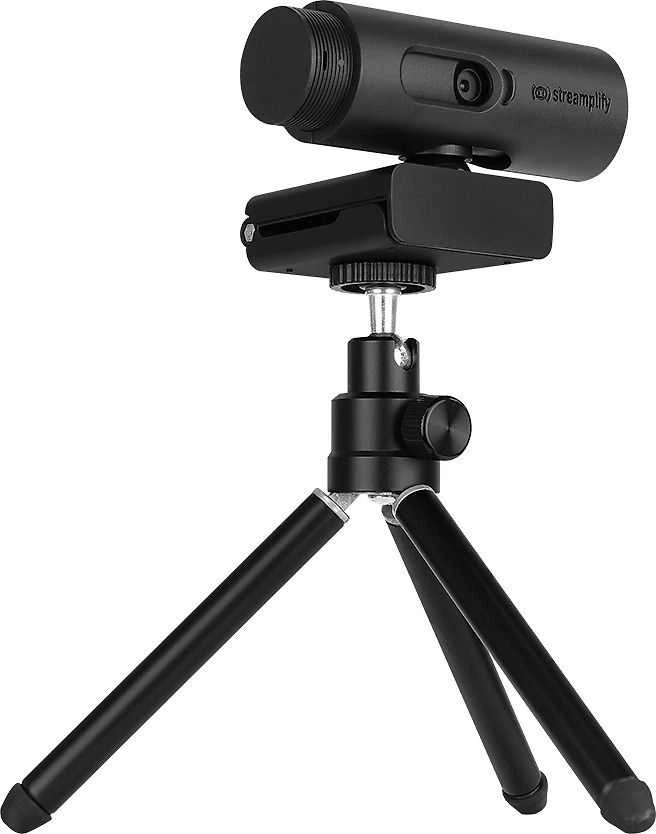 „Streamplify CAM“ srautinio perdavimo internetinė kamera, „Full HD“, 60 Hz – juodos spalvos