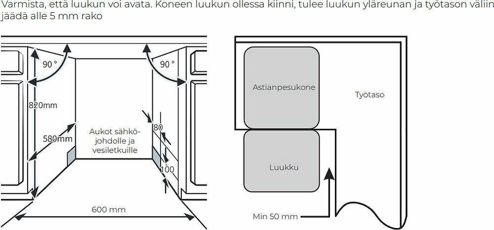 Indaplovė Ströme DW63A03D/01WH astianpesukone, valkoinen