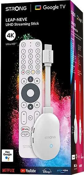 Vaizdo grotuvas STRONG - NEVE Google TV Stick 4K