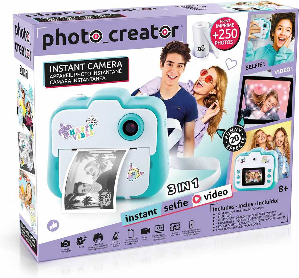 Canal Toys Vaikiškas CL Momentinis fotoaparatas (001CL)