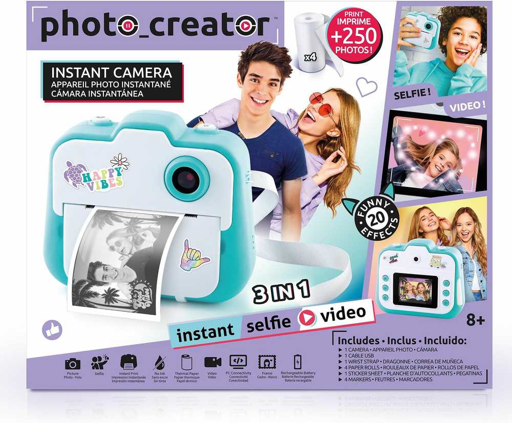 Canal Toys Vaikiškas CL Momentinis fotoaparatas (001CL)