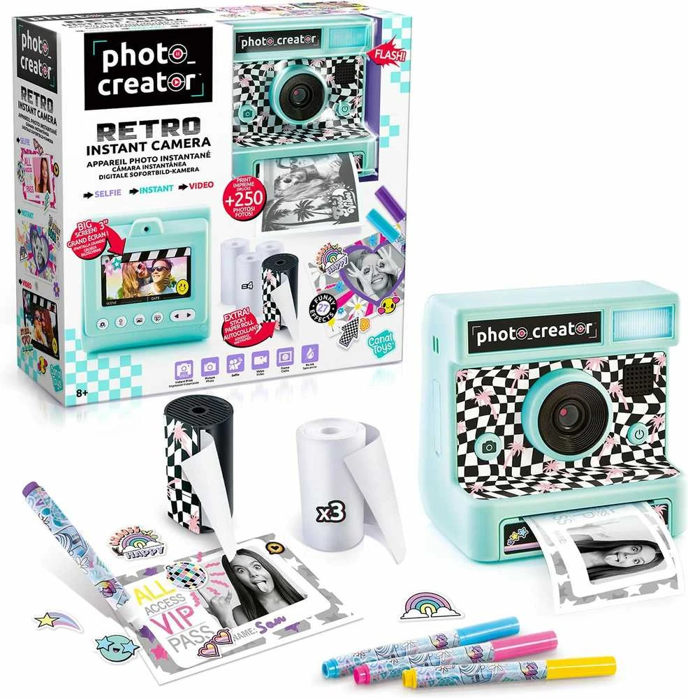 Canal Toys Studio Creator Photo Creator Retro momentinis fotoaparatas - retro pikakamera