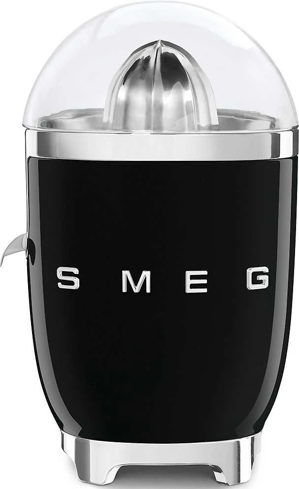 Smeg Citrusinių vaisių sulčiaspaudė CJF11BLEU, blizgi juoda