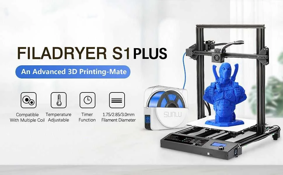 SUNLU FilaDryer S1 Plus -filamenttikuivuri