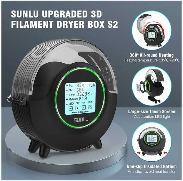 Sunlu FilaDryer S2 - plastiko džiovintuvas