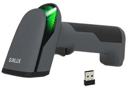 SUNLUX XL 9620D belaidis skaitytuvas su žaliu indikatoriumi