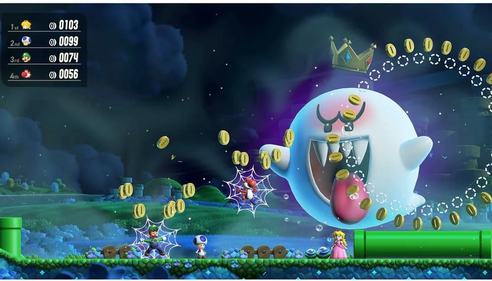 „Nintendo Super Mario Bros. Wonder“ + susitikimas Bellabelio parke („Switch 2“)