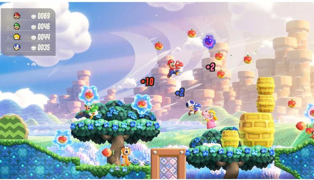 „Nintendo Super Mario Bros. Wonder“ + susitikimas Bellabelio parke („Switch 2“)