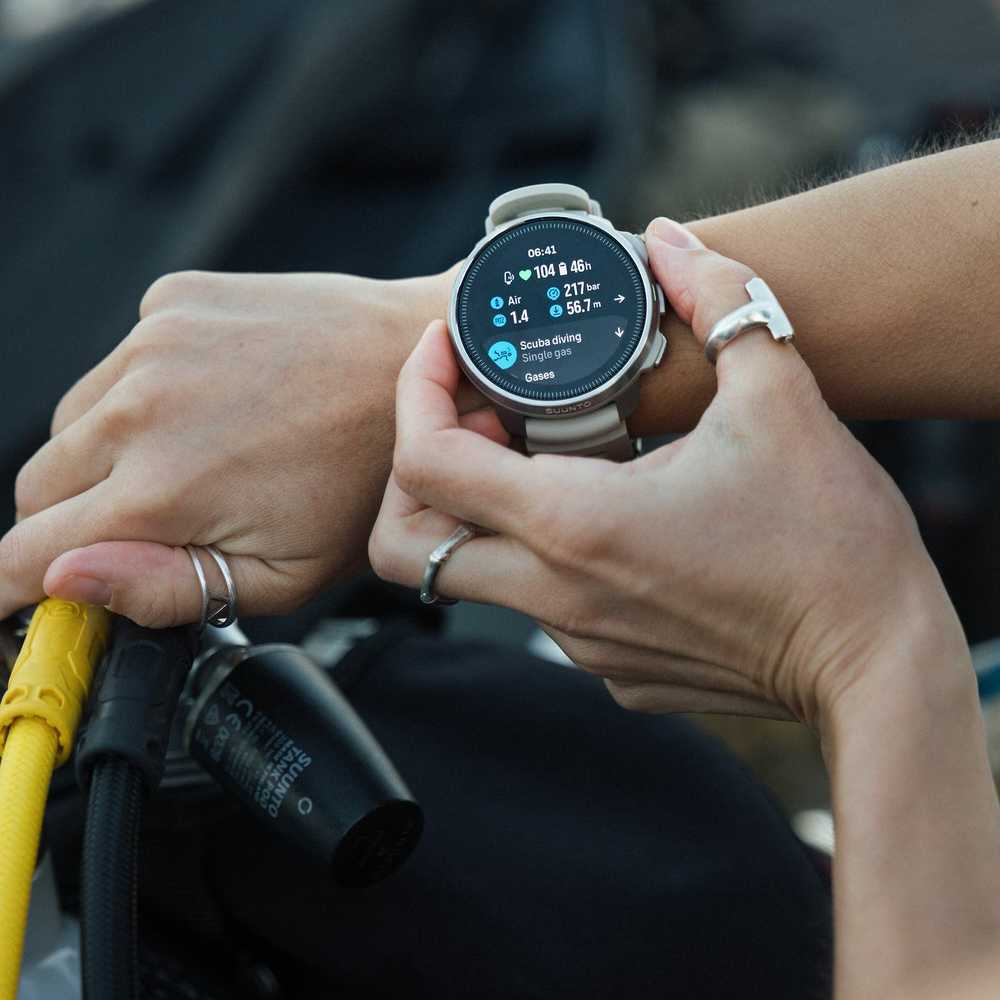Išmanusis laikrodis Sportinis laikrodis Suunto Suunto Ocean sports watch, 50 mm, Sand